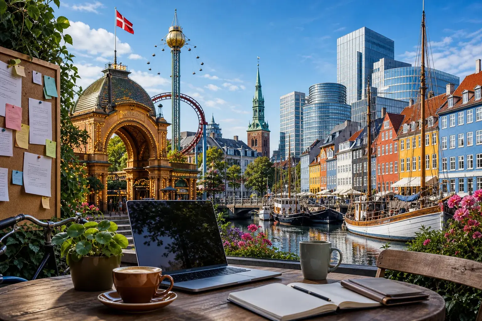 Arbetsmöjligheter i Köpenhamn illustration