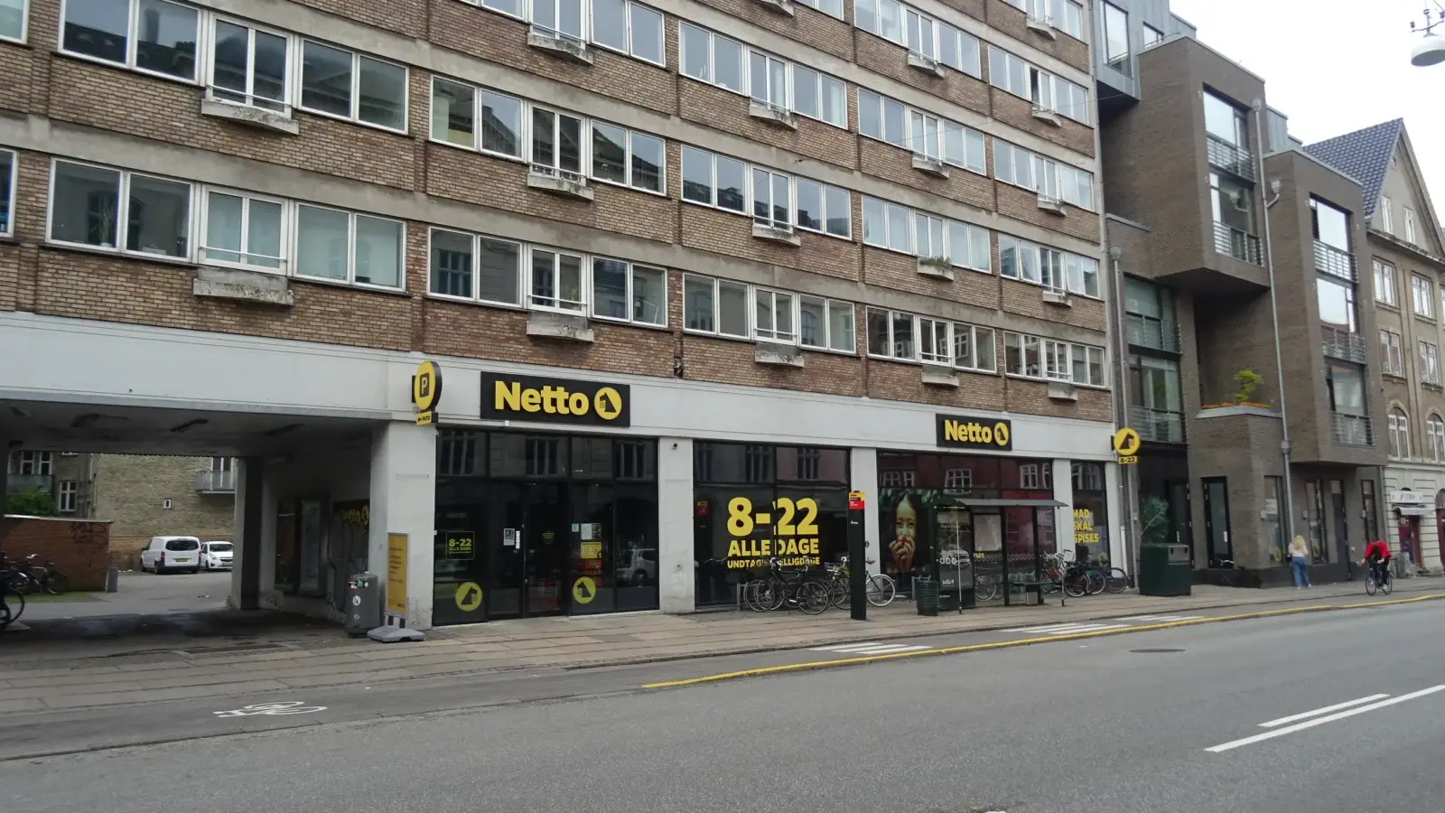 Netto-butik på Vesterbrogade i Köpenhamn