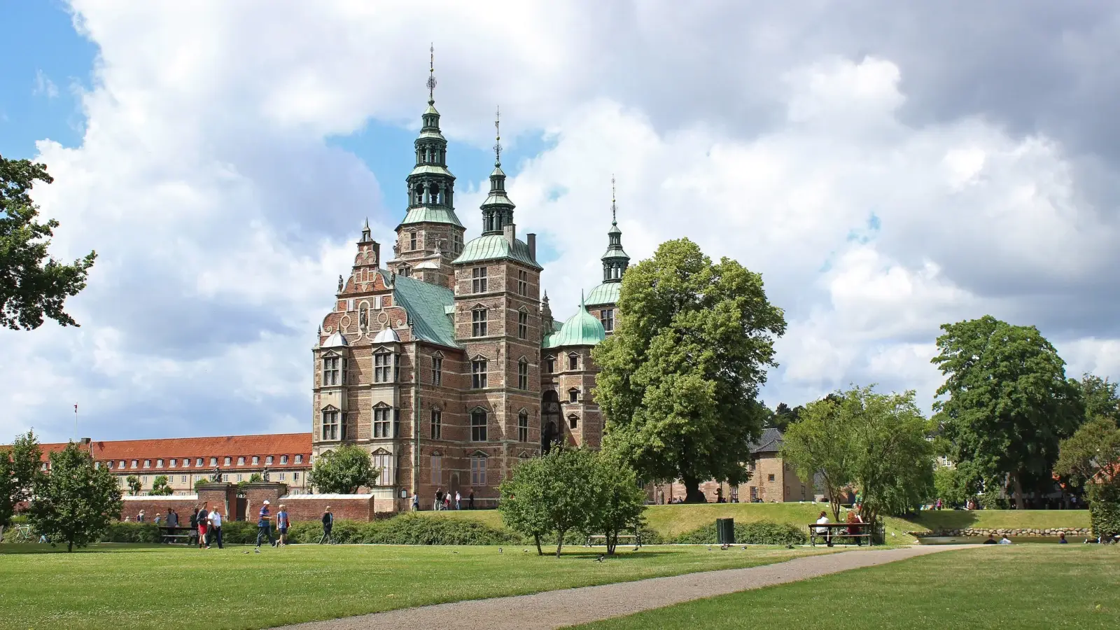 Rosenborgs slott och trädgården i Köpenhamn